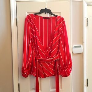 Women's INC Wrap Blouse